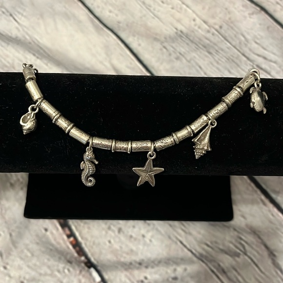 Brighton Jewelry - Brighton Under the Sea Barrel Charm Bracelet RETIRED